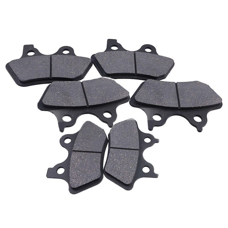 Lot de 6 plaquettes de frein avant et arrière FA400 pour motos Harley-Davidson Dyna Sportster Softail Touring