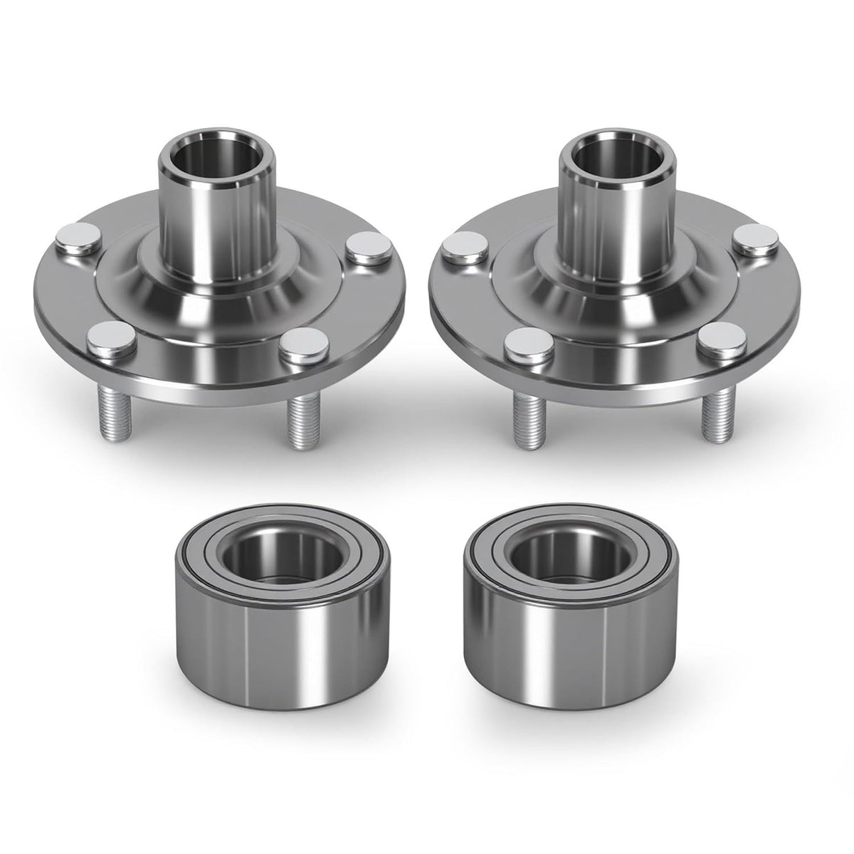 2 Sets Front Wheel Hub Bearing Kit LS-WHB003 for Mazda Vehicle 3 5 - KUDUPARTS