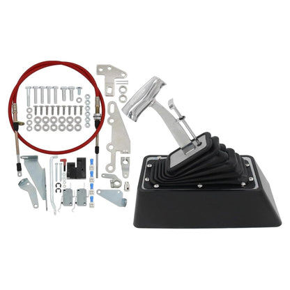 Universal StarShifter 3 & 4 Speed Dual Automatic Shifter Assembly for GM TH400 350 250 - Replaces B&M 80675