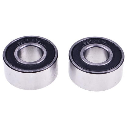 2 Pieces Aftermarket KOYO 5202-2RS Double Row Ball Bearing for Vehicle