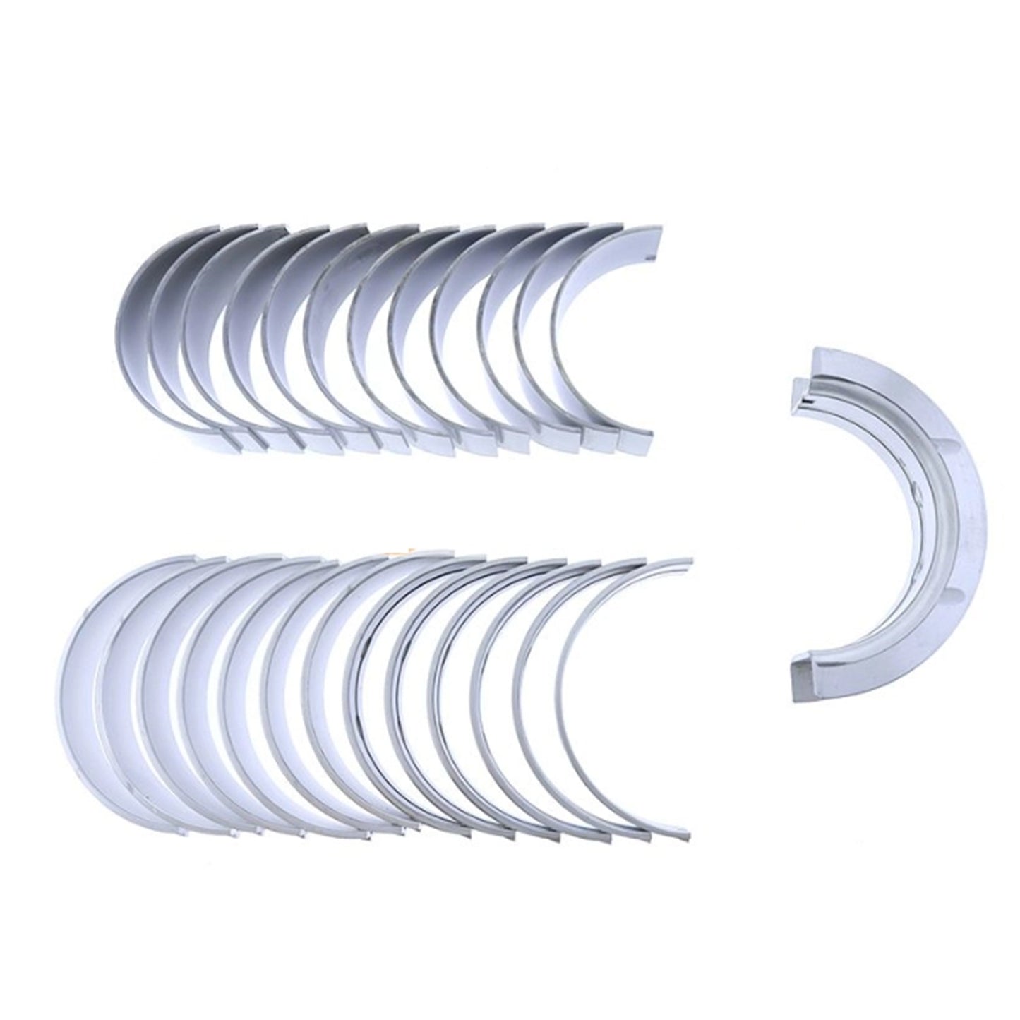 1 Set Main & Connecting Rod Bearing for Komatsu Engine S6D170-3 S6D170-5 SA6D170E-3 SAA6D170E-3 SAA6D170E-5