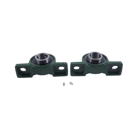 2 Pieces 1-9/16 Pillow Block Bearing NP-25 P2B-SC-109 UCP208-25 for Harvester Plow Seeder - KUDUPARTS