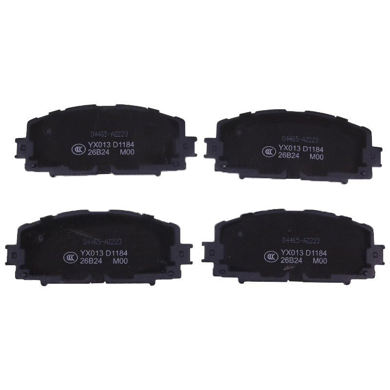 4 Rear Brake Pads 04465-AZ213 for Toyota 2007-2012 Yaris Sedan 2006-2015 Yaris Hatchback - KUDUPARTS