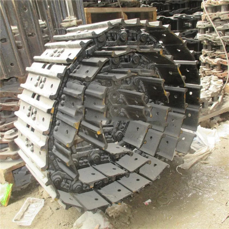 Conjunto de cadena de eslabones de oruga para Komatsu PC20-3, PC20-5, PC30-1, PC30-3, PC30-5, 20S-32-00012 y 20S-32-00011