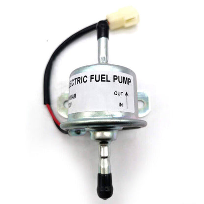 New Electric Fuel Pump 16851-52030 Fits Kubota F2560 G1700 R520 Perkins Takeuchi - KUDUPARTS