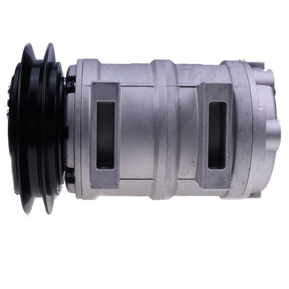 Compresor de aire acondicionado DKS15CH 4456130 para excavadoras John Deere 210, 135C, 370C, 75C, 80C, 210CW y 200CLC
