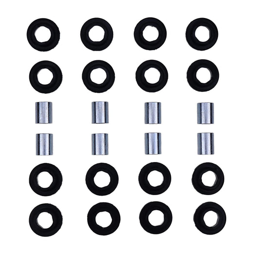 8 Sets Shock Bushing Kit Upper Lower Front Rear Shock Bushing 21-0001 for Arctic Cat 250 300 375 400 454 500 650 - KUDUPARTS