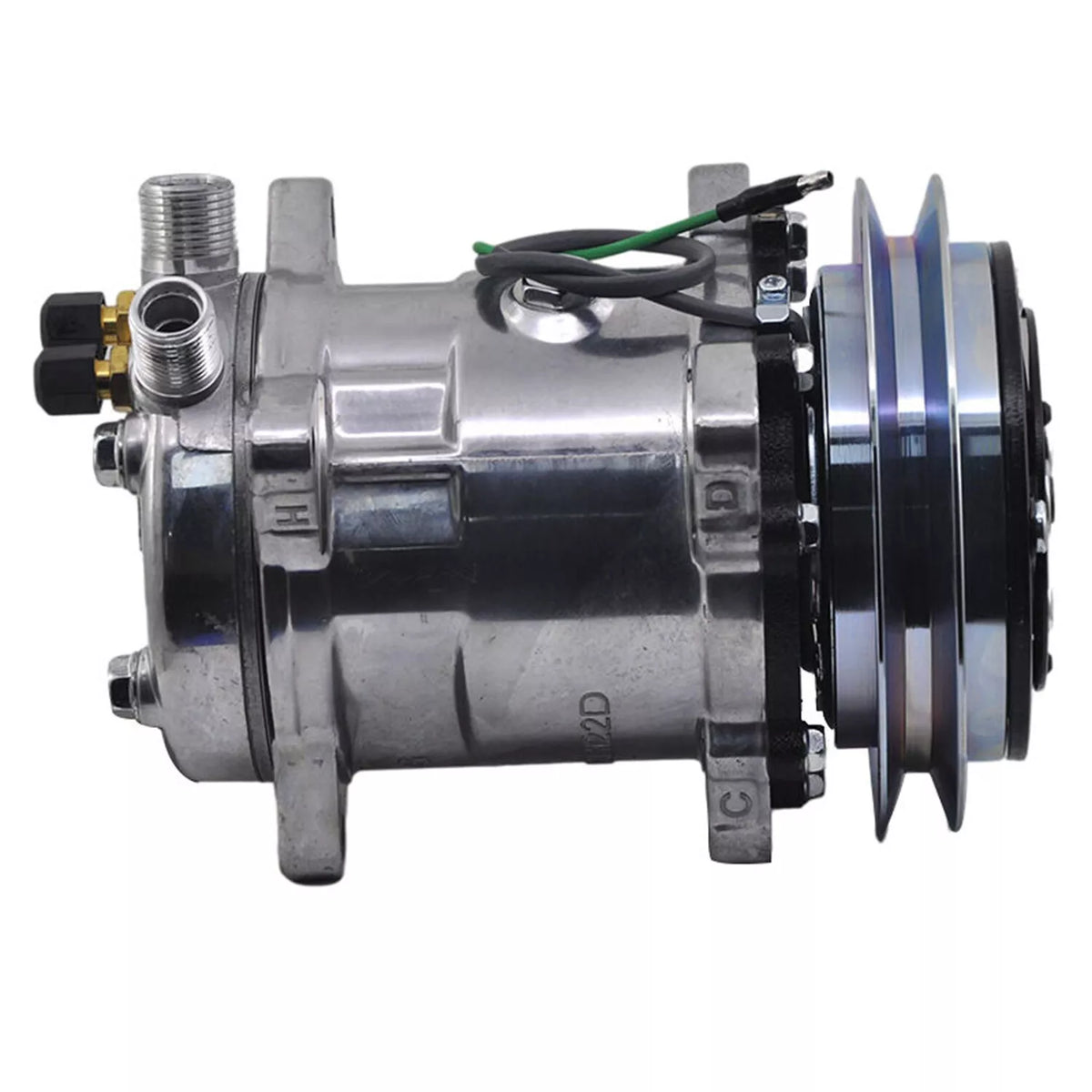 24V A/C Compressor 123/04999 714/40226 for JCB 411 446 JS160W-T2 .714 446B JS360 416S - KUDUPARTS