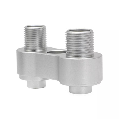 Adaptateur droit pour compresseur de climatisation, en aluminium CNC, pour LS GM R4