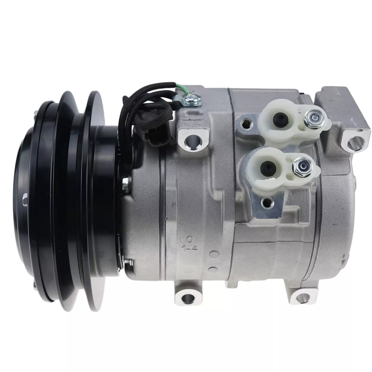 10S15C Air Conditioning Compressor 4436025 for John Deere Excavator 450CLC 600CLC 800C 450DLC 650DLC 850DLC - KUDUPARTS