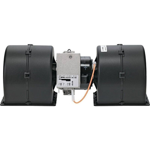 12V Aftermarket Spal 008-A40-02 Blower Motor with Resistor for Tractor Truck - KUDUPARTS