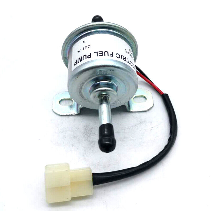 New Electric Fuel Pump 16851-52030 Fits Kubota F2560 G1700 R520 Perkins Takeuchi - KUDUPARTS