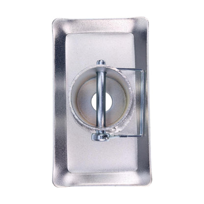 Plaque de pied de cric de remorque avec goupille de verrouillage 26029