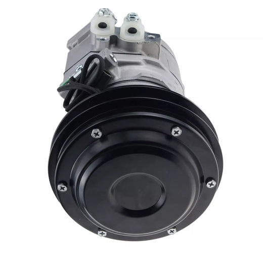10S15C Air Conditioning Compressor 4431081 for John Deere Excavator 120C 160CLC 180 180CW - KUDUPARTS