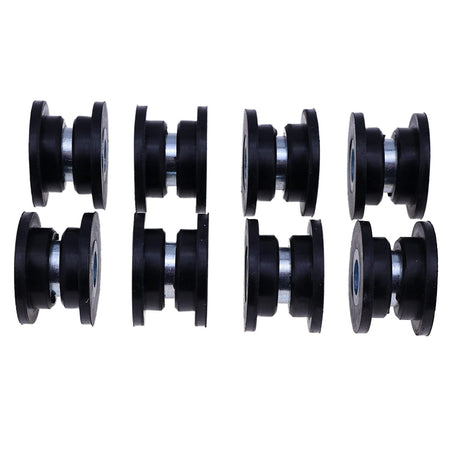 8 Sets Shock Bushing Kit Upper Lower Front Rear Shock Bushing 21-0001 for Arctic Cat 250 300 375 400 454 500 650 - KUDUPARTS