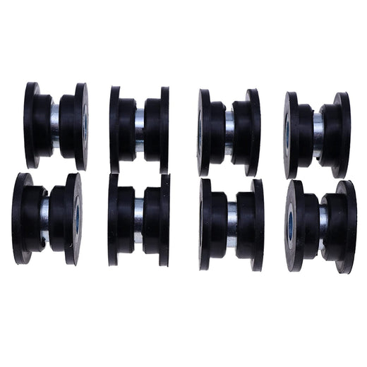 8 Sets Shock Bushing Kit Upper Lower Front Rear Shock Bushing 21-0001 for Arctic Cat 250 300 375 400 454 500 650 - KUDUPARTS