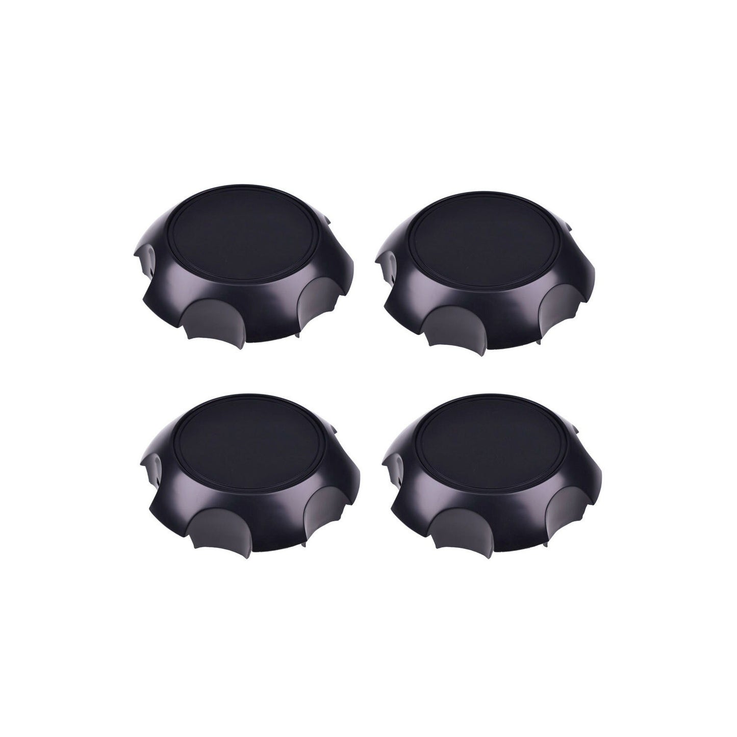Lot de 4 cache-moyeux noirs mats PTR20-35111-BK pour Toyota FJ Cruiser 4Runner Tacoma 2005-2019