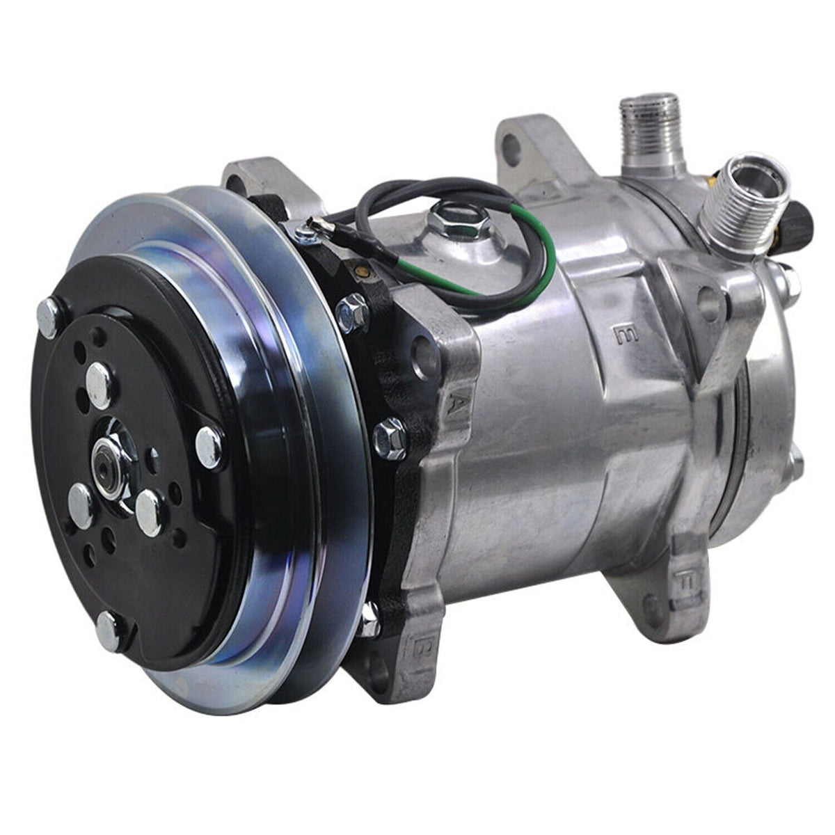 A/C Compressor 5165548 for New Holland F100 F115 F130 F140 VM340 VM460 - KUDUPARTS