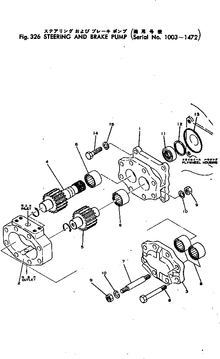 For Komatsu Bulldozer D135A-1 D80A-18 D85A-18 D85E-18 D85P-21 D95S-1 Hydraulic Steering Pump 07436-72201 07436-72202 - KUDUPARTS