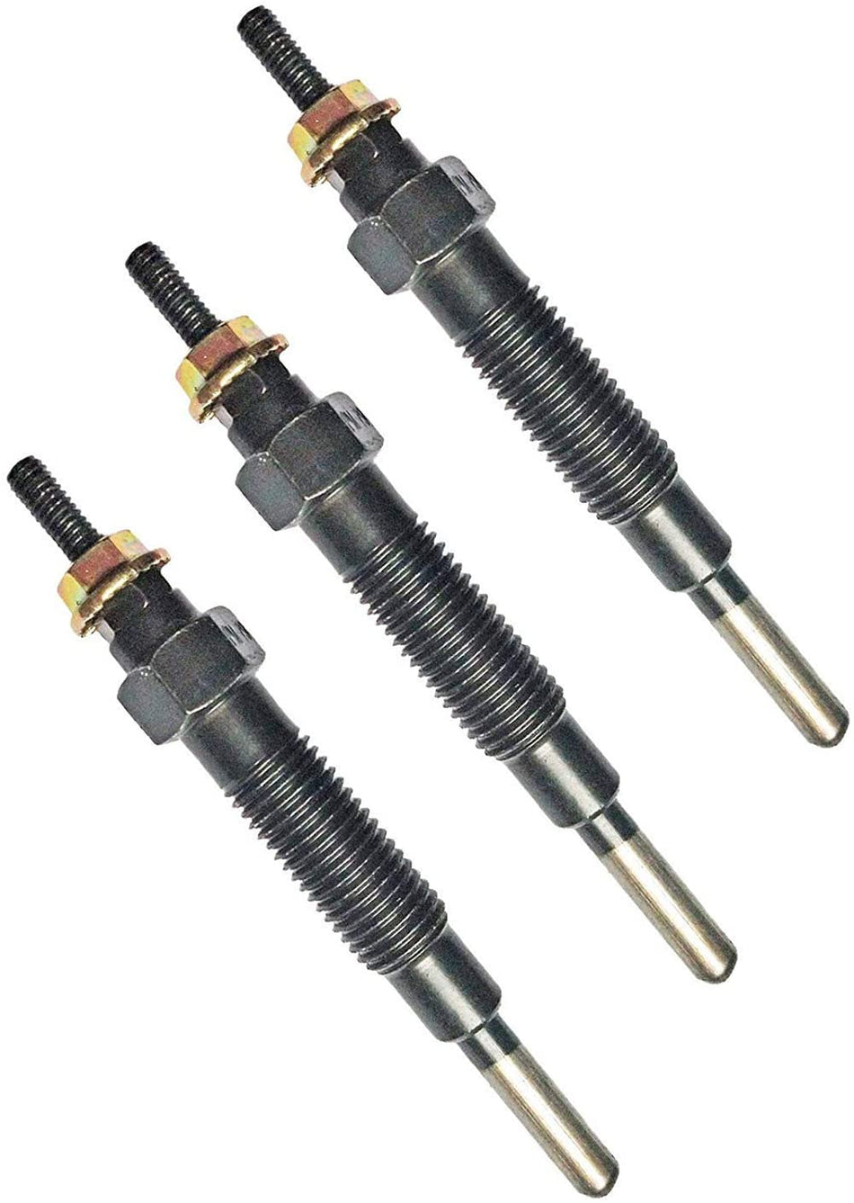 3PCS Glow Plug for Mahindra 2015 2216 2415 2516 2615 2816 3016 Max 24 HST Max 25 HST Max 26 HST - KUDUPARTS