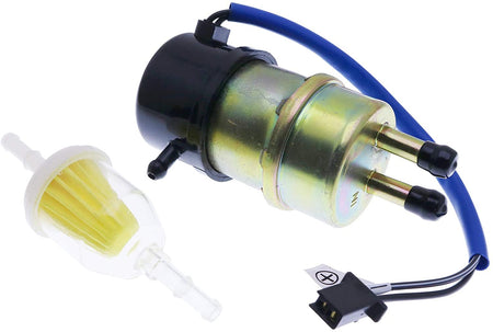 Electric Fuel Pump Kit with 16710-HA7-672 with Fuel Filter AM116304 Compatible with Honda Fourtrax 86-89 TRX-350 TRX-350D TRX 350 350D 4x4 FourTrax Foreman 350 1986-1989 - KUDUPARTS