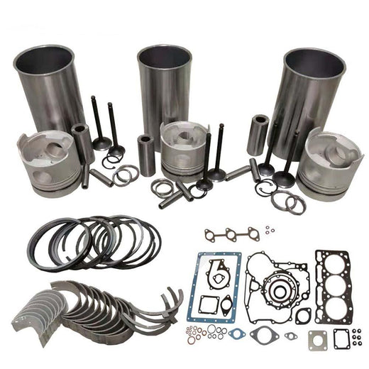3D82A 3TNV82A Overhaul Rebuild Kit For Komatsu PC27MR-2 PC27MR-3 Excavators - KUDUPARTS