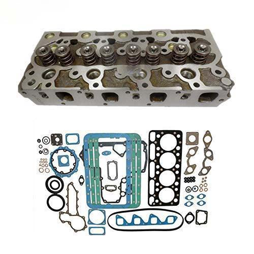 V1902 V1902BH Complete Cylinder Head With Valves + Full Gasket Set 15476-03040 For Kubota KH20 KH101 KH151 KX101 KX151 R400B - KUDUPARTS