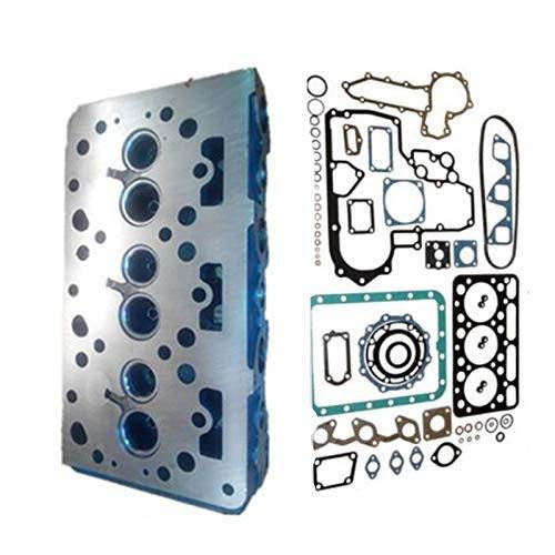 6660965 6653800 New Bare Cylinder Head +Full Gasket For Kubota Engine Bobcat 225 325 643 328 - KUDUPARTS