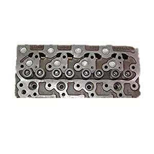 V1702 Cylinder Head With Valves For Kubota Engine KH90 Excavator L355DTSS L2850DT Tractor - KUDUPARTS