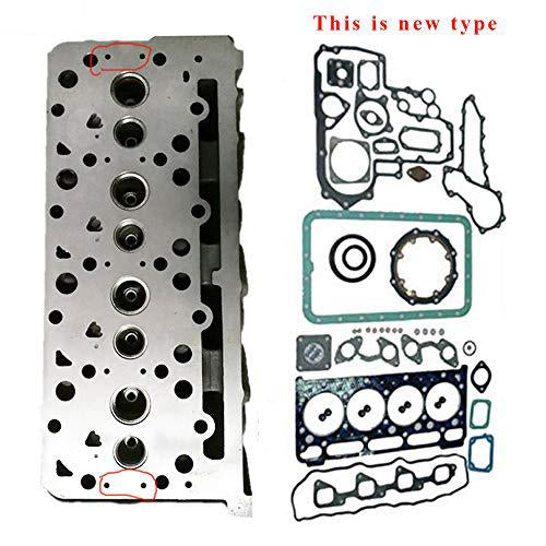 New Type Bare Diesel Cylinder Head + Full Gasket Set for Kubota V2203 - KUDUPARTS