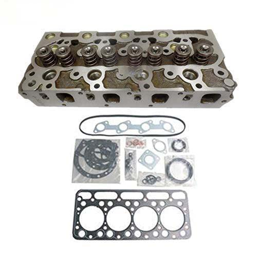 V1902 6655475 Complete Cylinder Head With Valves + Upper Gasket Set For Bobcat 231 331 Excavator Kubota GV3170 GV3190 Engine - KUDUPARTS