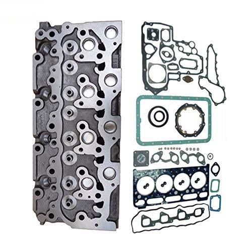 New Bare Diesel Cylinder Head + Full Gasket Set For Kubota V2203 - KUDUPARTS