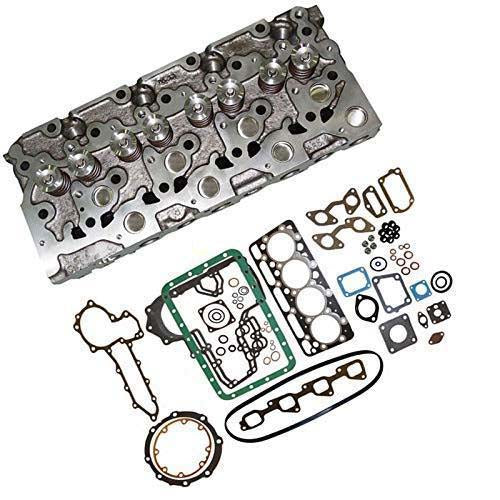 New V1903 Complete Diesel Cylinder Head With Valves + Full Gasket Set For Kubota Bobcat 751 Engine - KUDUPARTS