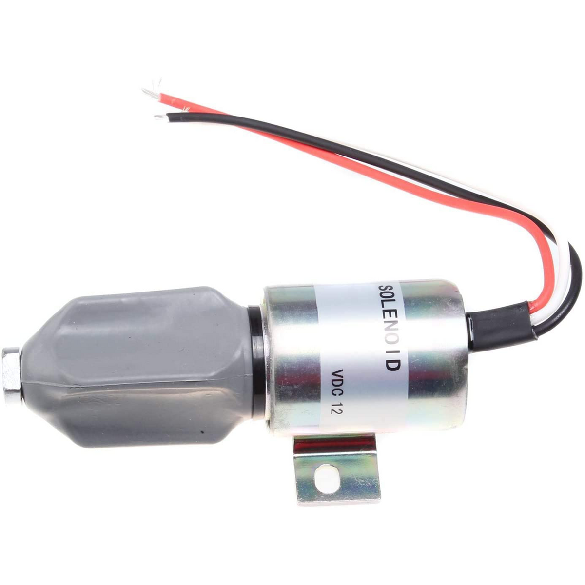 12V Fuel shut off Solenoid SA-3786-12 1753ES-12E6ULB1S1 Fit for Kubota Engine 21HP 91-05 Grasshopper 721D2 Mower - KUDUPARTS