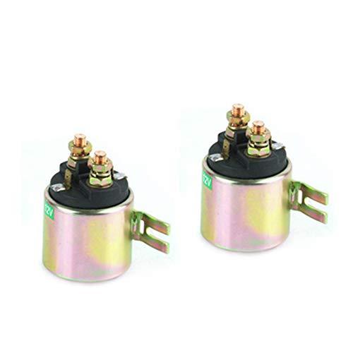 2X 12V Solenoid Relay Switch for Industrial Golf Cart Winch Motor 4x4 4WD - KUDUPARTS