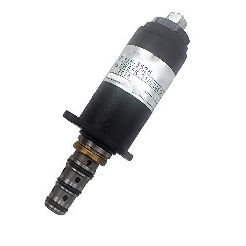 12V KWE5K-31/G24E30-701A Solenoid 1163526 for 320 E320B E320C Excavator Parts - KUDUPARTS