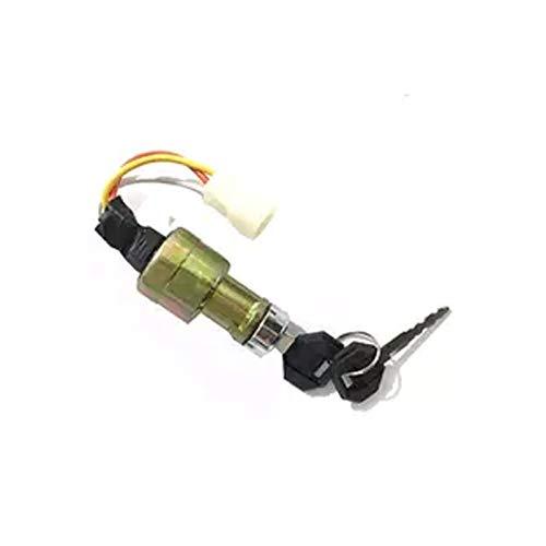 Compatible with Ignition Switch 194215-52110 for Yanmar FX20 FX20D FX22 FX22D FX24 FX24D FX26 - KUDUPARTS