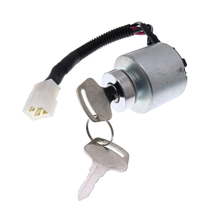 Ignition Switch 66101-55200 66101-55202 for Kubota BX1800D BX2230D G1700 G18 G1800 G18HD G1900 G2000 G2160 G21HD GT1050 GT850 TG1860AU TG1860G G1700 G1800 G1900 - KUDUPARTS