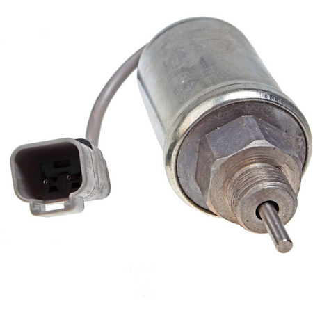 Fuel Stop Shutoff Solenoid Valve Fit for Caterpillar Cat 3024C 3013C 3034 C2.2 3024 - KUDUPARTS