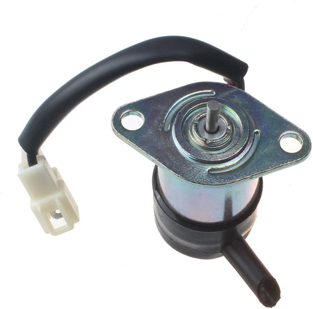 Fuel Shutoff Solenoid 16271-60010 16271-60012 for Kubota R310 BX23D BX2200D F2400 ZD28 ZD1211 ZD1221L ZD1221R ZD1221RL ZD25F D1105 - KUDUPARTS