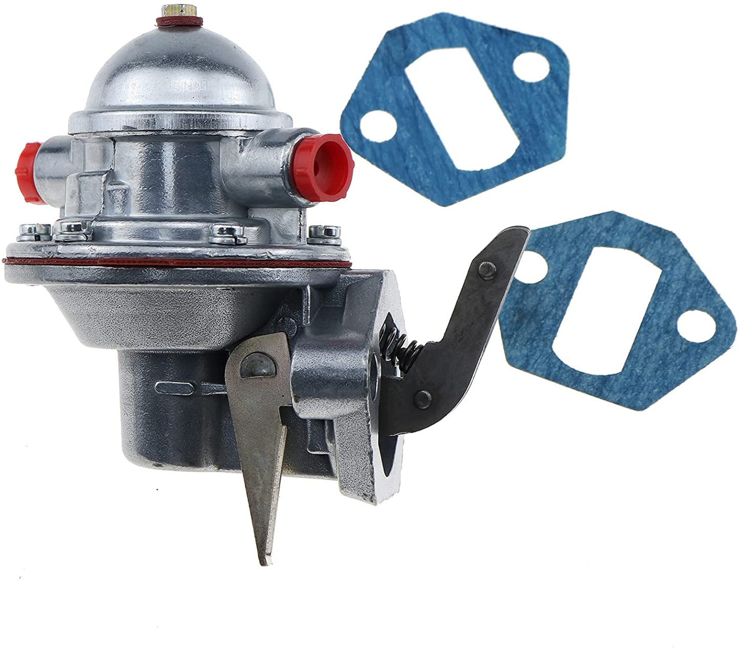 Fuel Lift Pump with Gaskets RE27667 AR52159 RE527115 RE42211 RE37482 RE13517 R52729 AR49770 DD13483 for John Deere 1010 1530 1640 1750 1840 1950 2020 7800 310 410 610B 310A 310B 410B 510B - KUDUPARTS