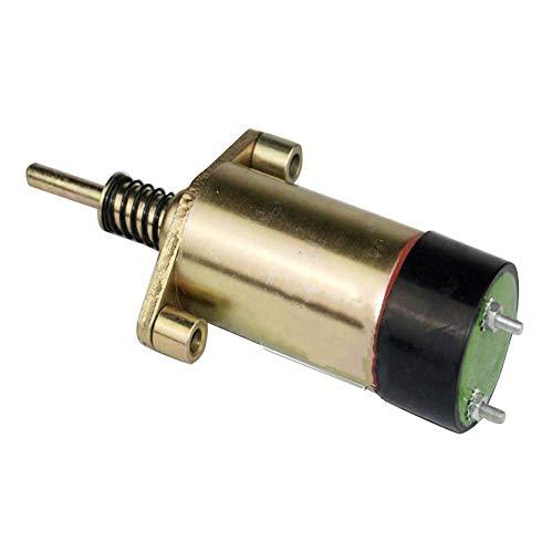 12V 1255773 Stop Solenoid Valve for 3306 3204 Excavator Fuel Flameout Solenoid Switch Diesel - KUDUPARTS