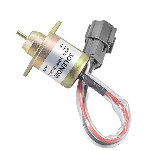 Fuel Shut Off Solenoid M810324 for John Deere 4200 4500 4210 4310 4410 4510 4610 4710 4105 4300 4400 4600 4700 3120 - KUDUPARTS