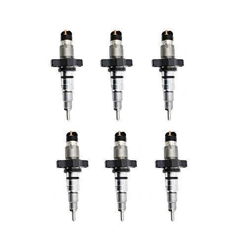 6PCS Fuel Injectors 0445120238 0986435505 for 04-09 Dodge Ram Cummins 5.9L Diesel - KUDUPARTS