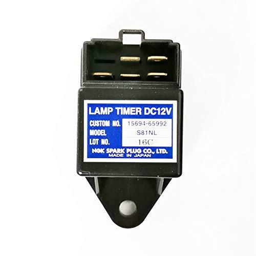 Compatible with Genuine NGK Glow Plug Lamp Timer 12V Time Relay for Kubota 15694-65992 S81NL - KUDUPARTS