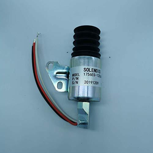 Shut Down Solenoid 1756ES-12E6U1B1S1A for 12V - KUDUPARTS