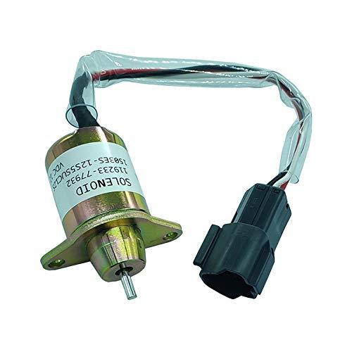 Fuel Shutdown Shut OFF Solenoid 119233-77932 1503ES-12S5SUC12 For Yanmar JOHN DEERE TRACTOR DC12V - KUDUPARTS