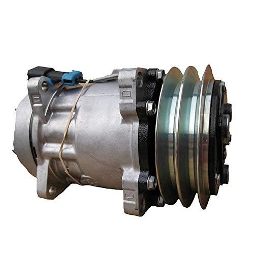 Air Conditioning Compressor 85702706 for New Holland Backhoe Loader 555C 655C 555D 575D 655D 675D - KUDUPARTS