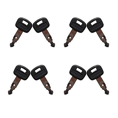 8pcs Ignition Key for Kubota Track Loaders SVL75 SVL90 SVL95-2S Parts # 459A - KUDUPARTS