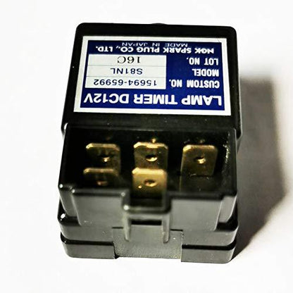 Compatible with Genuine NGK Glow Plug Lamp Timer 12V Time Relay for Kubota 15694-65992 S81NL - KUDUPARTS